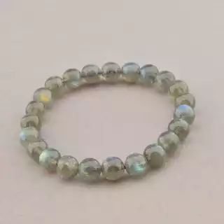 Браслет резинка Лабрадор 18 см. 8 мм. 17, 54 м