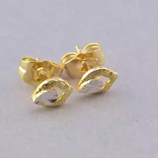 Сережки пусети Xuping (позолота-родій)