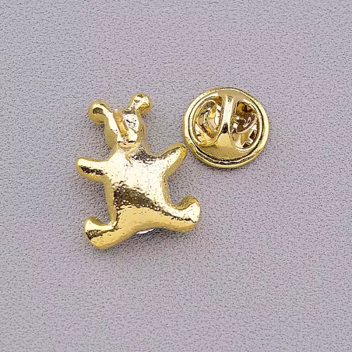 🏷️️ Брошка-кнопка ведмедик Сrystal 20х15 мм ss_80609