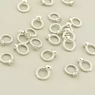 Кілечко 7х7мм. (родій)