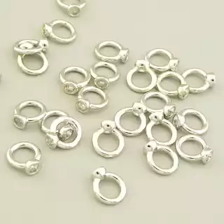 Кілечко 7х7мм. (родій)