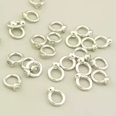 Кілечко 7х7мм. (родій)