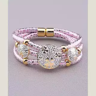 Браслет з магнітною застібкою Сrystal 17 см