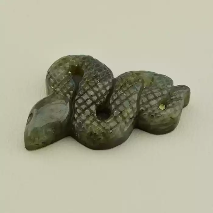 🏷️️ Мінерал Лабрадор Змія 45х30мм. F-106198