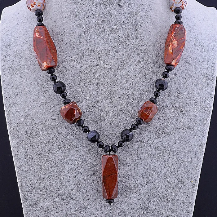 🏷️️ Намисто Агат 65 см ss_11138