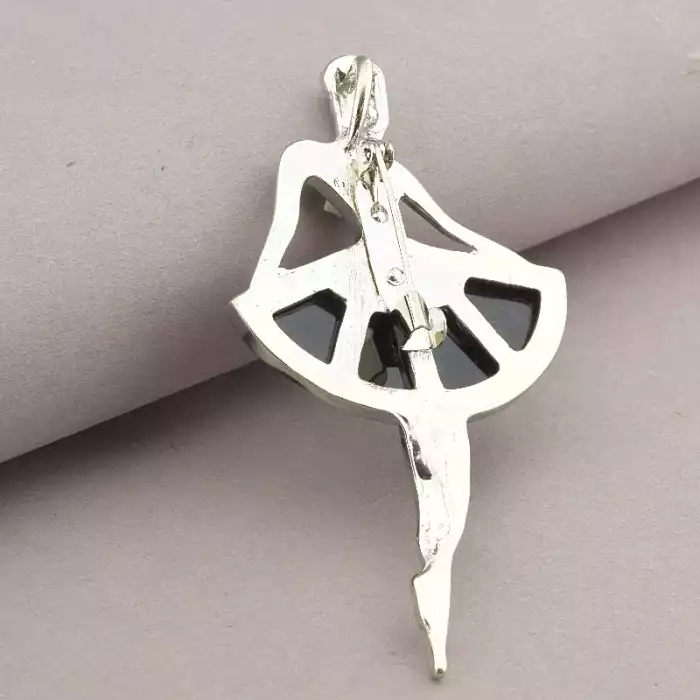 🏷️️ Брошка-кулон дівчина Галіотіс 80х45 мм ss_72124