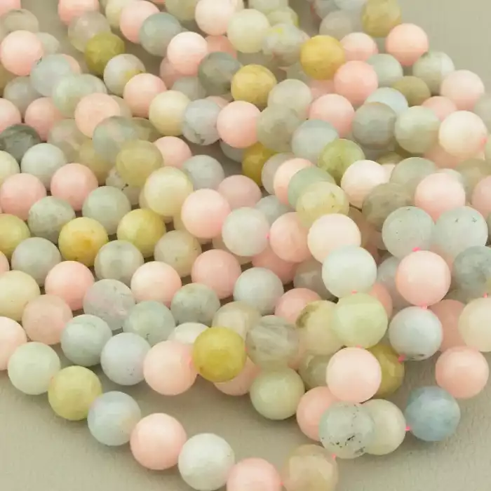 🏷️️ Нитка Морганіт 38 см. 8,5 мм. (без застібки) ss_100542