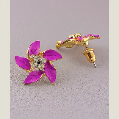 Сережки Fashion емаль