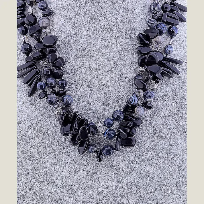 🏷️️ Намисто Агат 52 см ss_14754