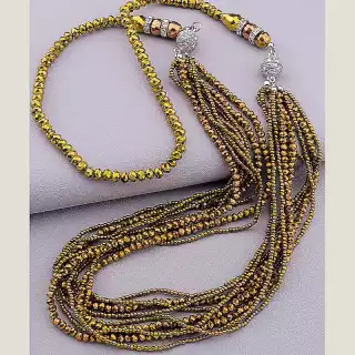 Намисто Чеський кришталь 100 см