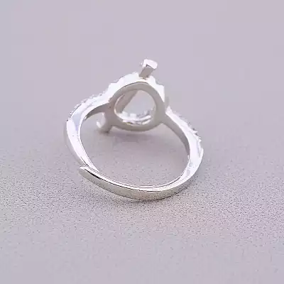 🏷️️ Каблучка роз'ємна Фіаніт (срібло 925 проба) F-54701