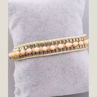 Браслет шамбала Чеський кришталь 17 см