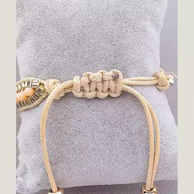 🏷️️ Браслет шамбала Чеський кришталь 17 см F-18363