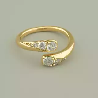 Каблучка Xuping Фіаніт (позолота 18к)