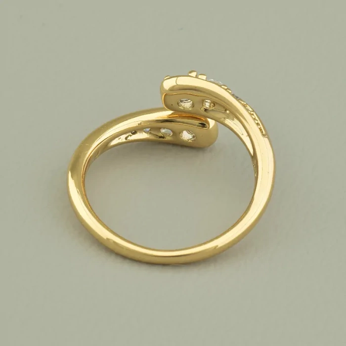 🏷️️ Каблучка Xuping Фіаніт (позолота 18к) ss_96753