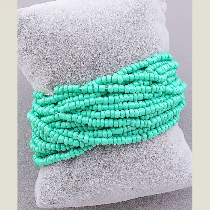 🏷️️ Браслет резинка Бісер 17 см ss_29777