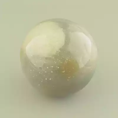 🏷️️ Куля яшма (76х76 мм, коричневий, сірий, одиничний екземпляр) F-105182