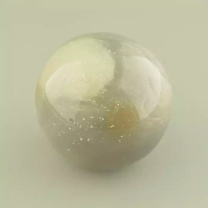 🏷️️ Куля яшма (76х76 мм, коричневий, сірий, одиничний екземпляр) ss_105182