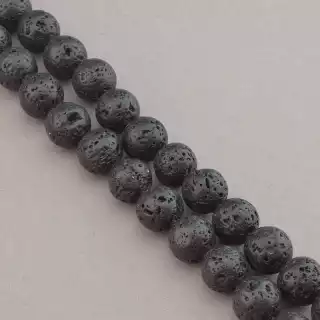 Намистини Лава 39 см 10.5 мм. (без застібки)