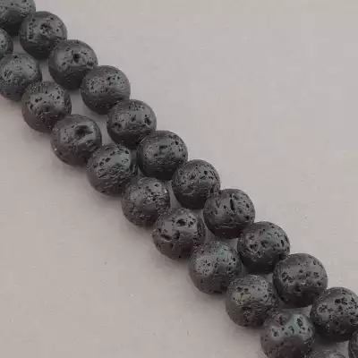 Намистини Лава 39 см 10.5 мм. (без застібки)