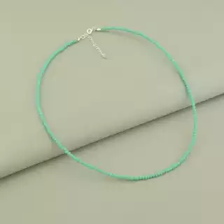 Підвіска Чеський кришталь срібло (925 проба) 46 см.