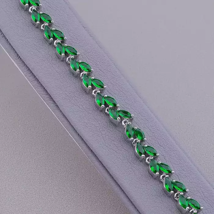 🏷️️ Браслет Фіаніт 17 см латунь ss_82148