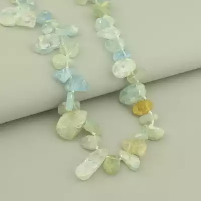 🏷️️ Намисто Аквамарин 48 см. F-99295