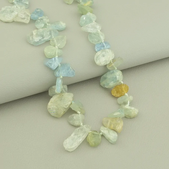 🏷️️ Намисто Аквамарин 48 см. ss_99295