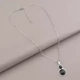 Підвіска Stainless Steel Агат 45 см