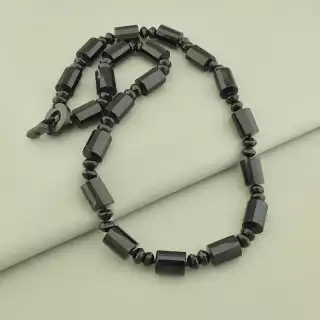 Намисто Агат, Чеський кришталь 70 см.