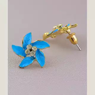 Сережки пусети Fashion емаль