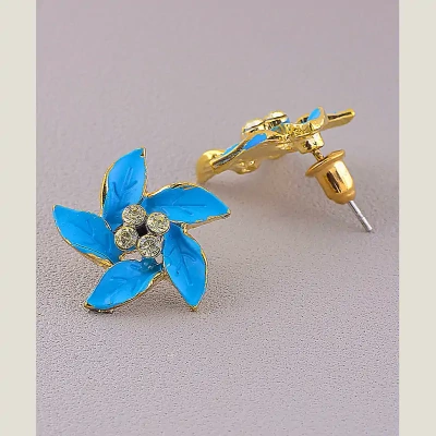 Сережки Fashion емаль