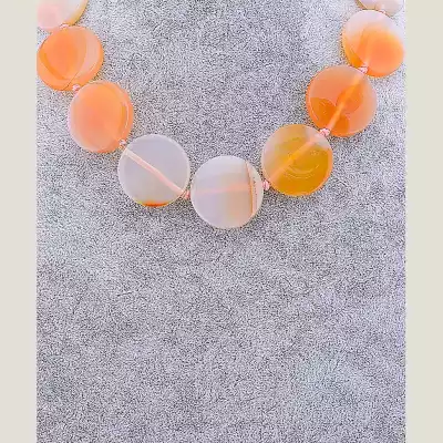 🏷️️ Намисто Сердолік 46 см F-64156