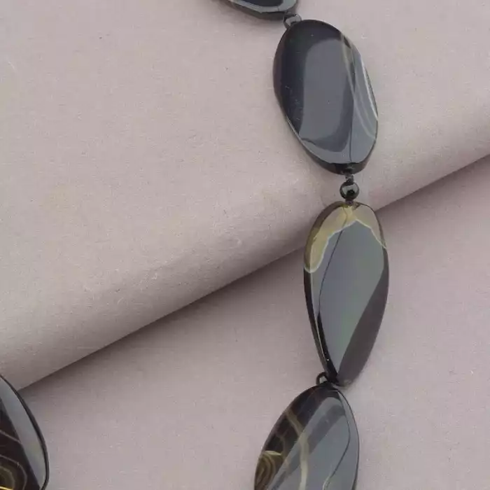 🏷️️ Намисто Агат 50 см. ss_93199