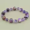 🏷️️ Браслет резинка Агат, Аметист 10 см. F-102278