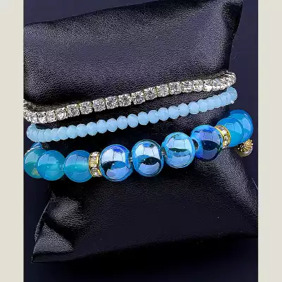 🏷️️ Браслет без застібки Сrystal 17 см F-18364