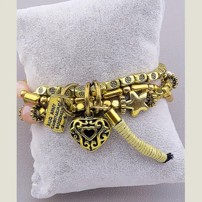 Браслет без застібки метал 17 см