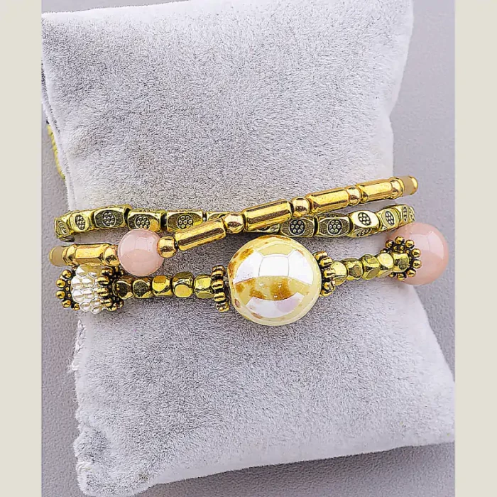 🏷️️ Браслет без застібки метал 17 см ss_18564