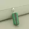🏷️️ Кулон Малахіт 20x10мм. F-103624