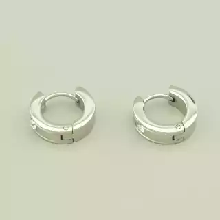 Сережки кільця класичні Xuping Фіаніт (родій)