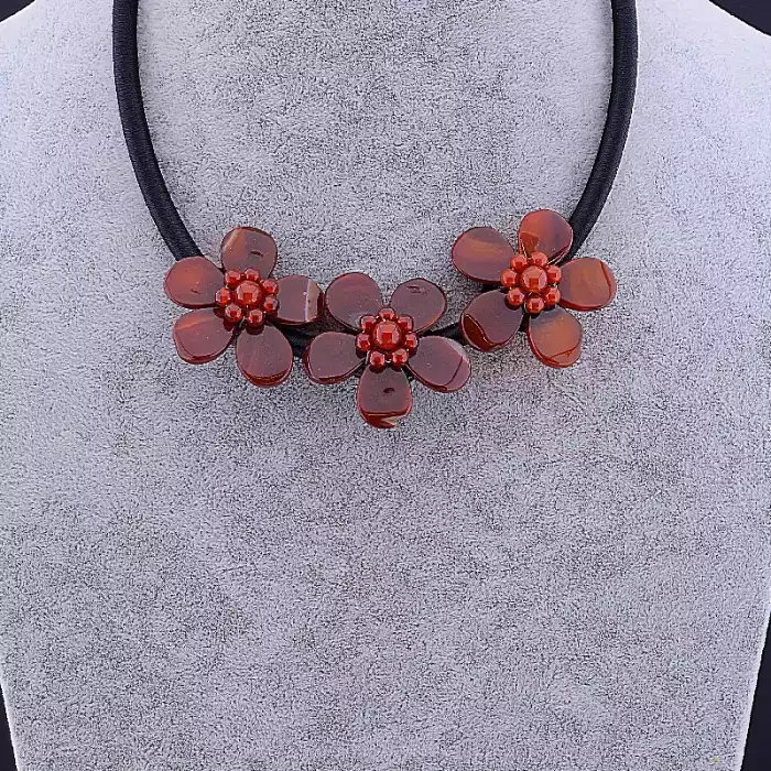 🏷️️ Намисто Агат 45 см ss_29578