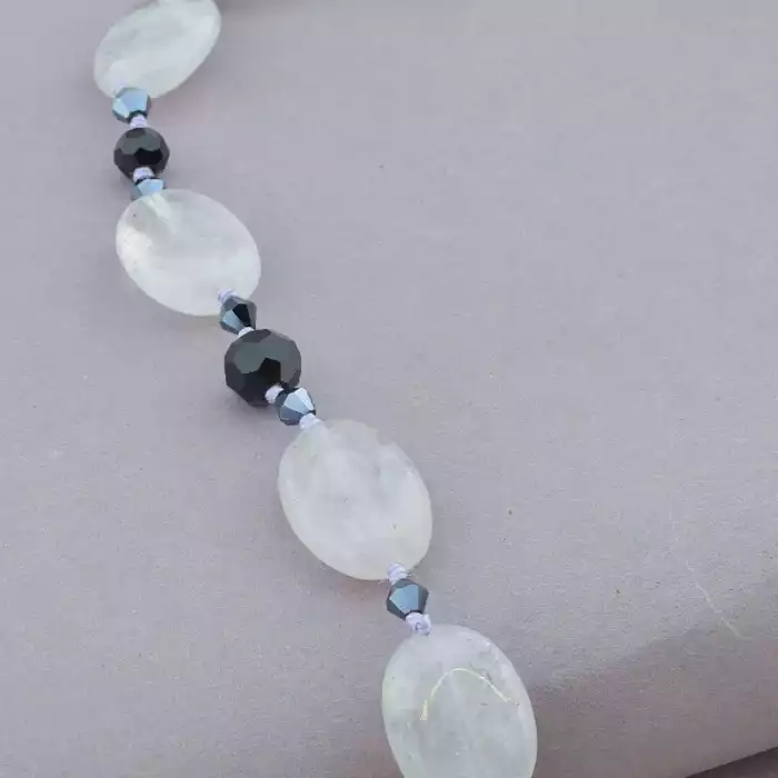 🏷️️ Намисто Аметрін, Чеський кришталь 50 см. ss_89464