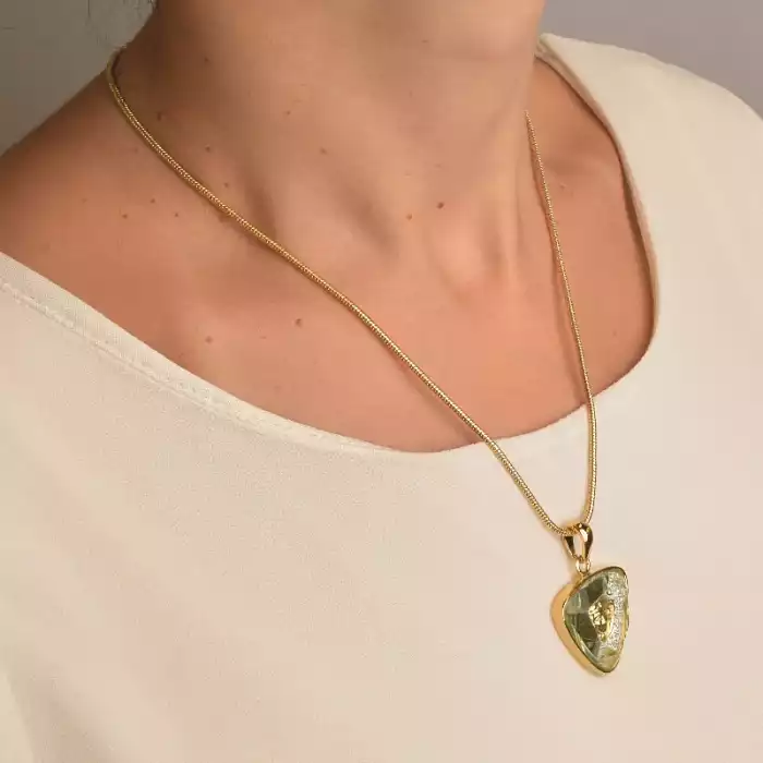 🏷️️ Підвіска Winniana Сrystal 46 см (позолота 18к) ss_90671