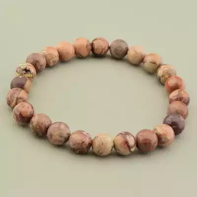 Браслет на резинці Яшма 17 см