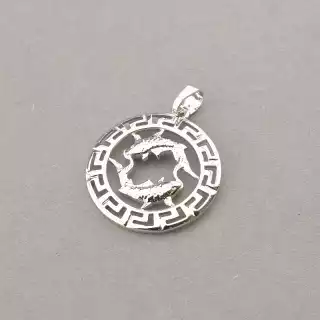 Кулон риби Xuping (родій)