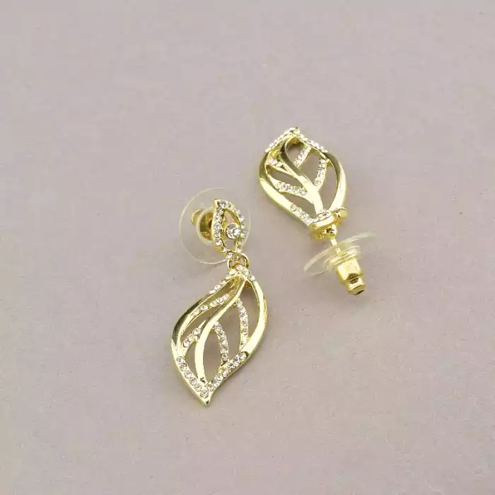 🏷️️ Підвіска + Сережки Winniana Сrystal 43 см. ss_92360