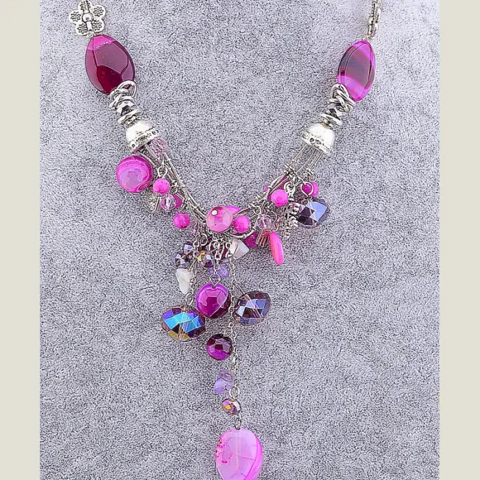 🏷️️ Намисто Агат 48 см ss_12012