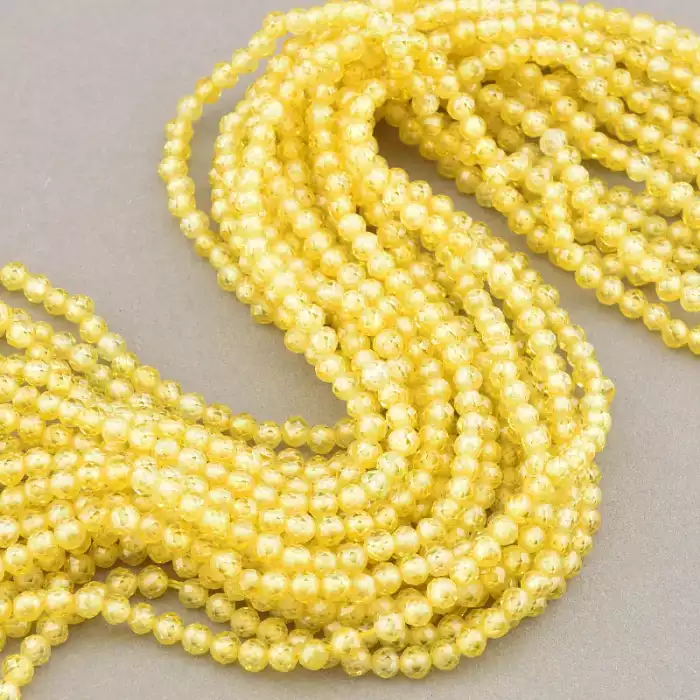 🏷️️ Нитка Циркон 38 см. 3 мм. (без застібки) ss_100231