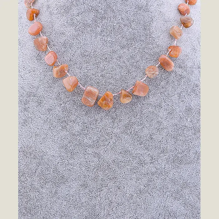 🏷️️ Намисто Сонячний камінь 46 см ss_63950