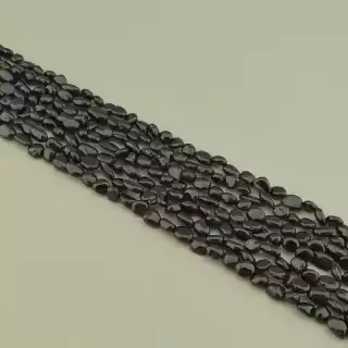 Намистини Агат 40 см. на нитці (натуральне каміння, без застібки)